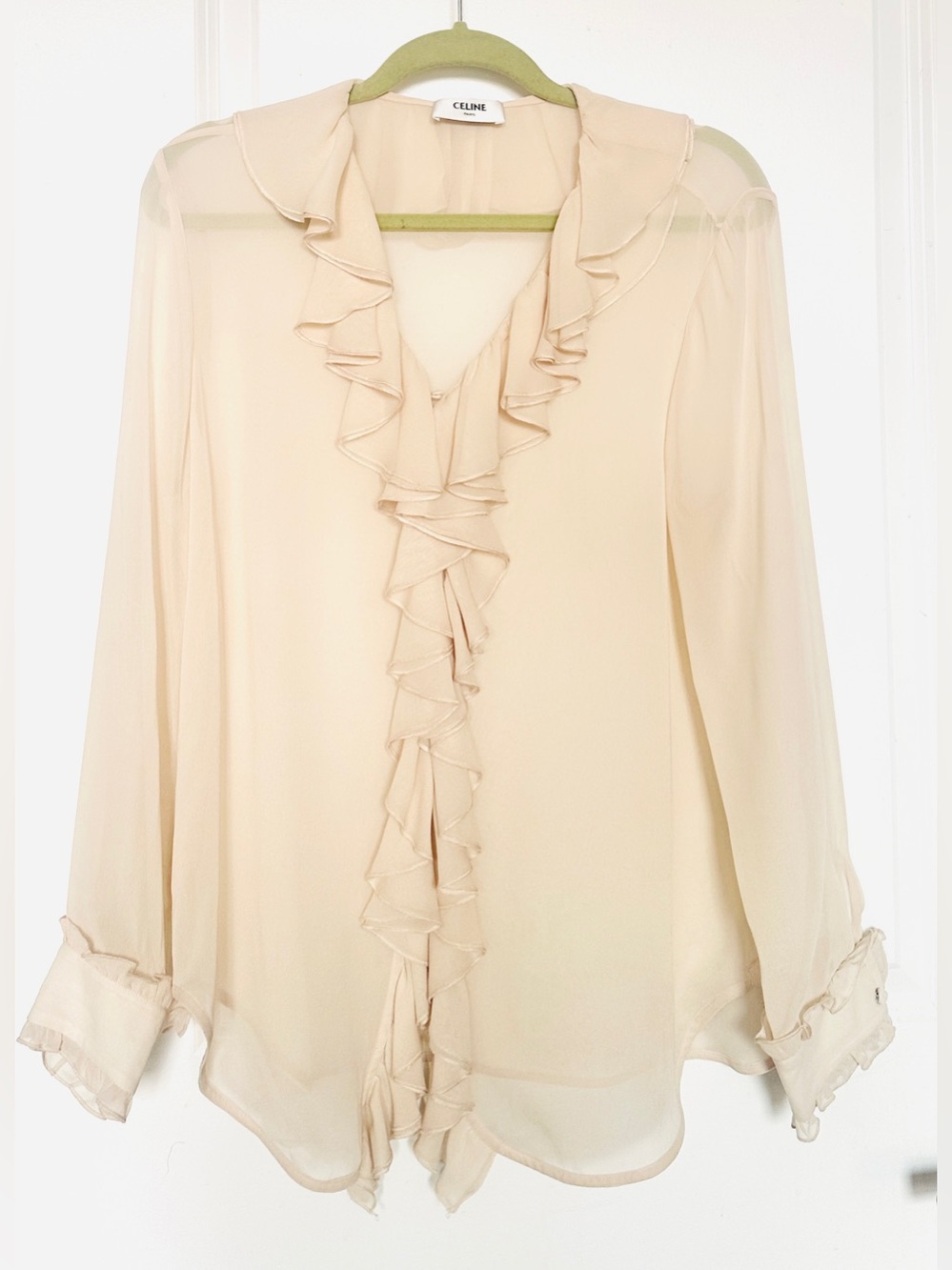 Celine Ruffle Front Blouse